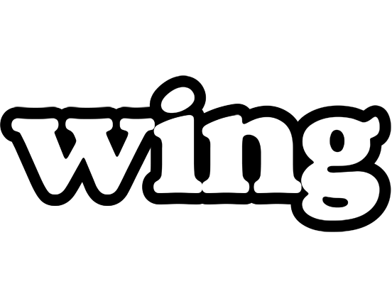 Wing panda logo