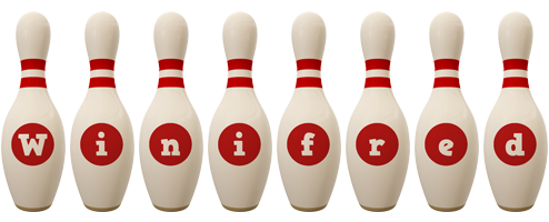 Winifred bowling-pin logo