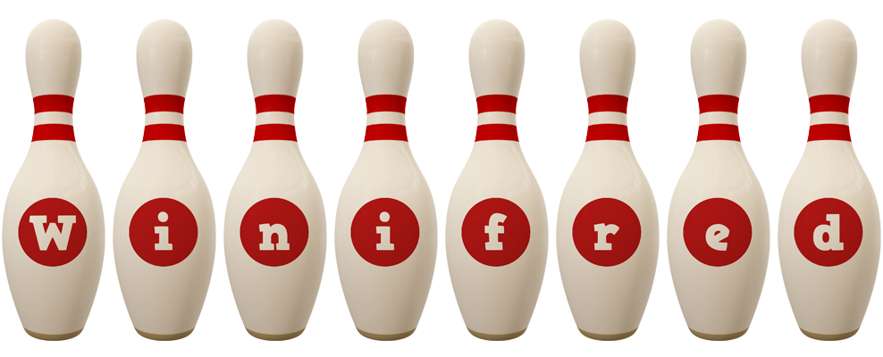 Winifred bowling-pin logo