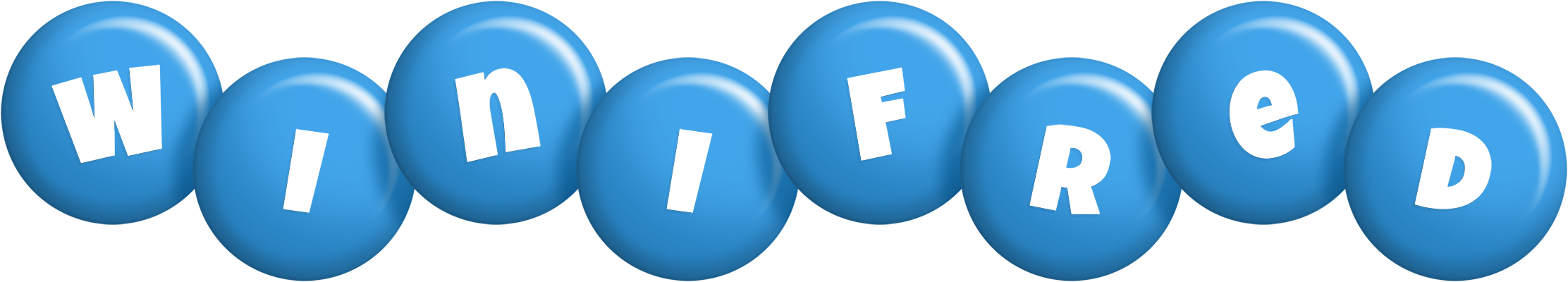Winifred candy-blue logo