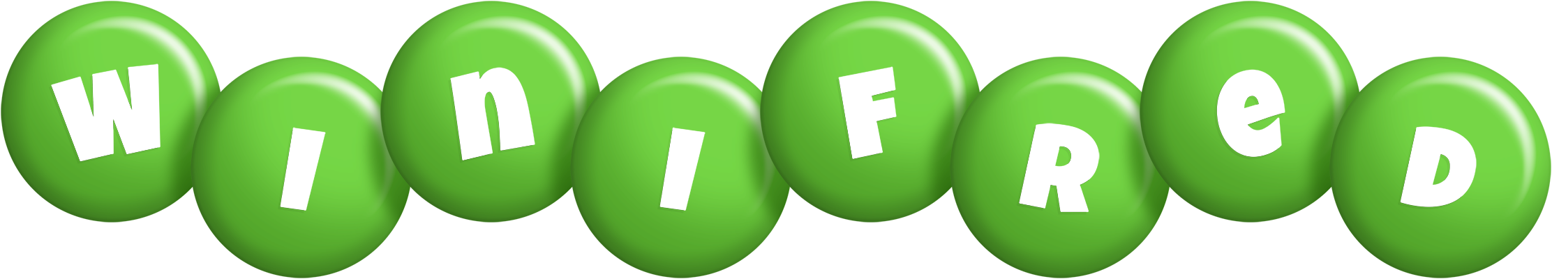 Winifred candy-green logo