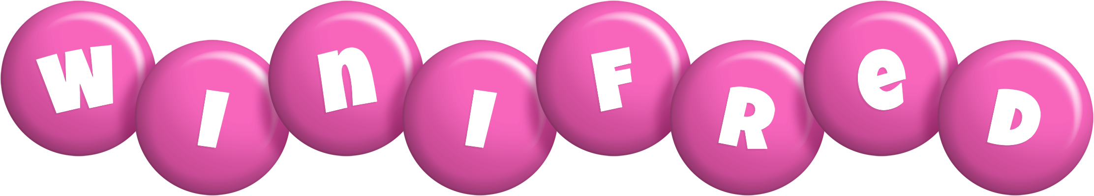 Winifred candy-pink logo