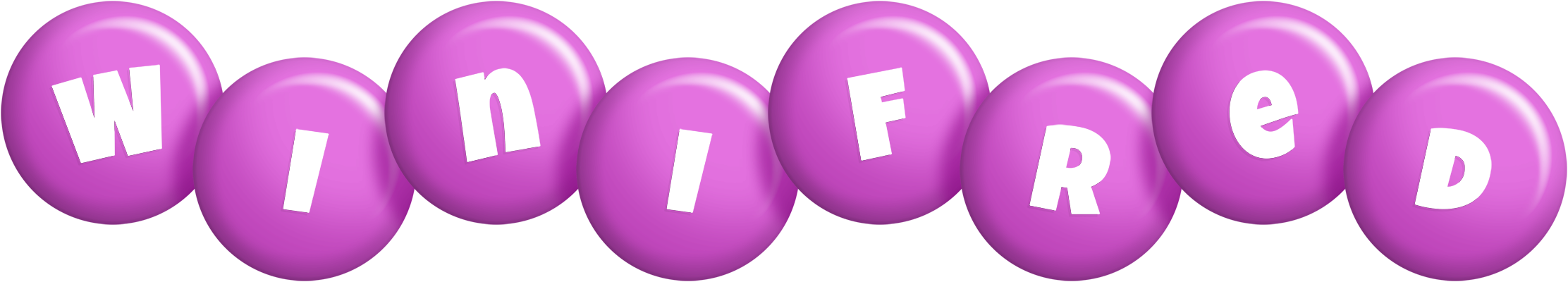 Winifred candy-purple logo