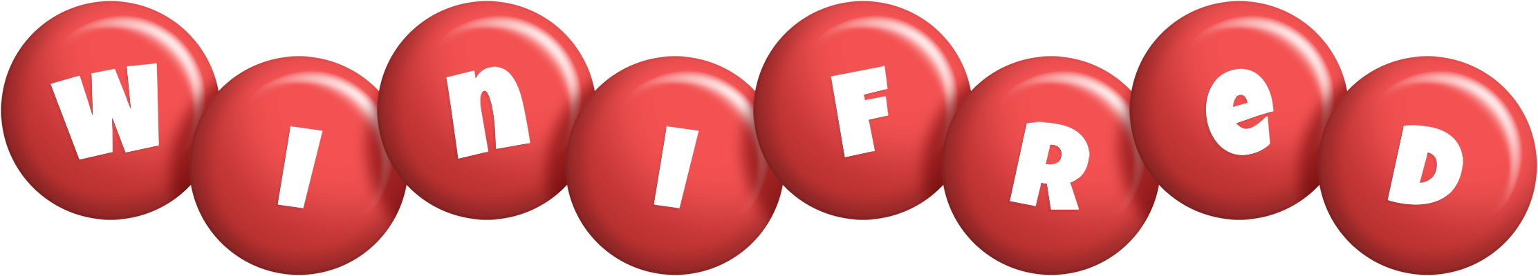 Winifred candy-red logo