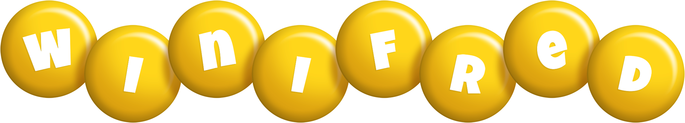 Winifred candy-yellow logo