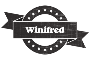 Winifred grunge logo