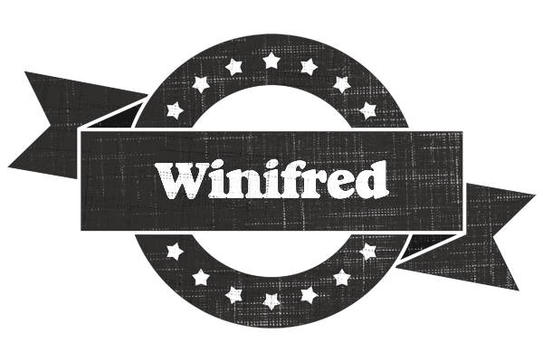 Winifred grunge logo