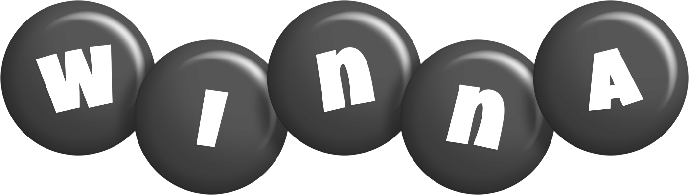 Winna candy-black logo
