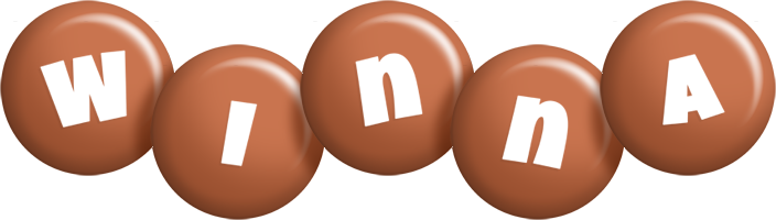 Winna candy-brown logo