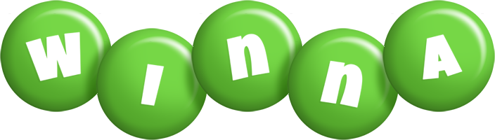 Winna candy-green logo