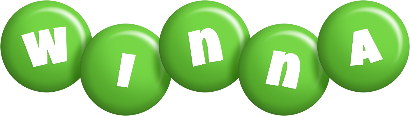 Winna candy-green logo