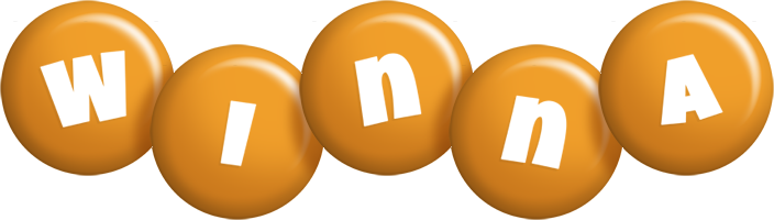 Winna candy-orange logo