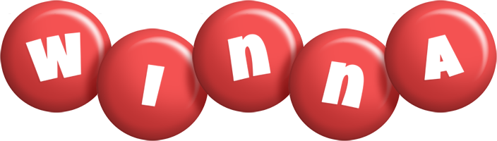 Winna candy-red logo