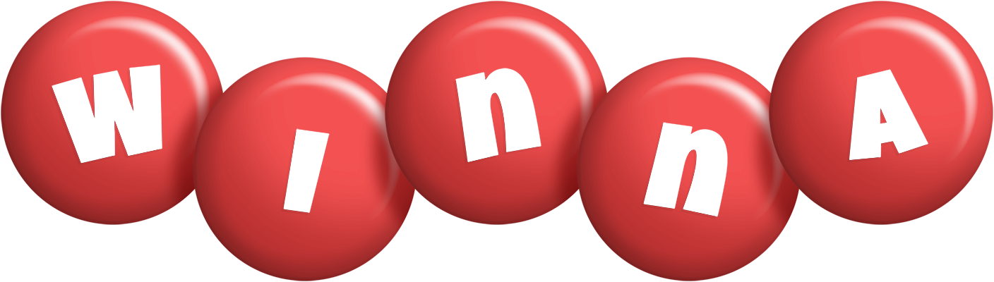Winna candy-red logo