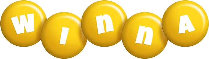 Winna candy-yellow logo