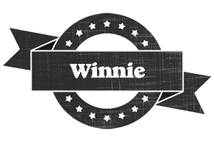 Winnie grunge logo