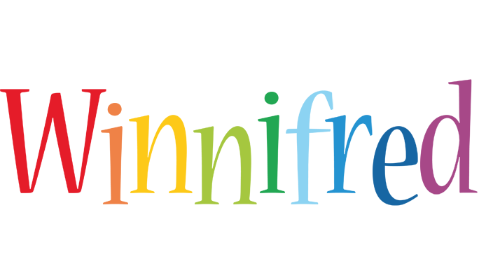 Winnifred birthday logo