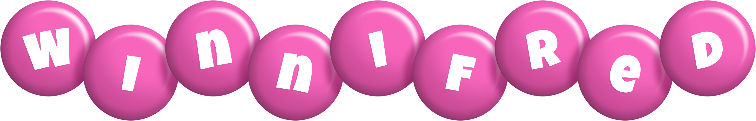 Winnifred candy-pink logo