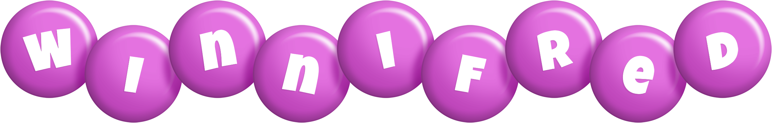 Winnifred candy-purple logo
