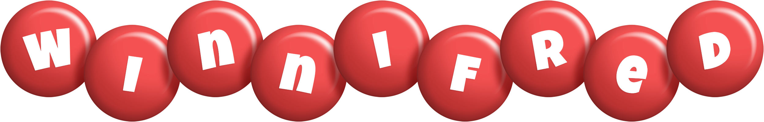Winnifred candy-red logo