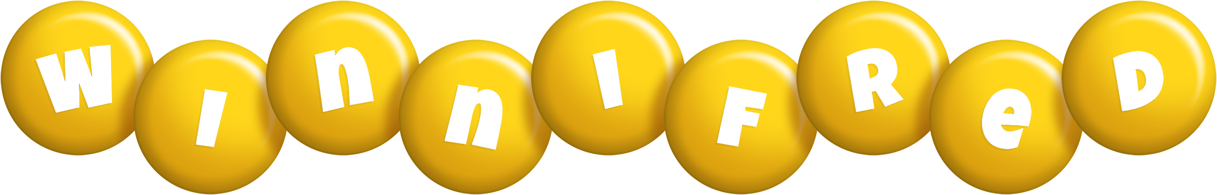Winnifred candy-yellow logo