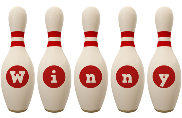 Winny bowling-pin logo