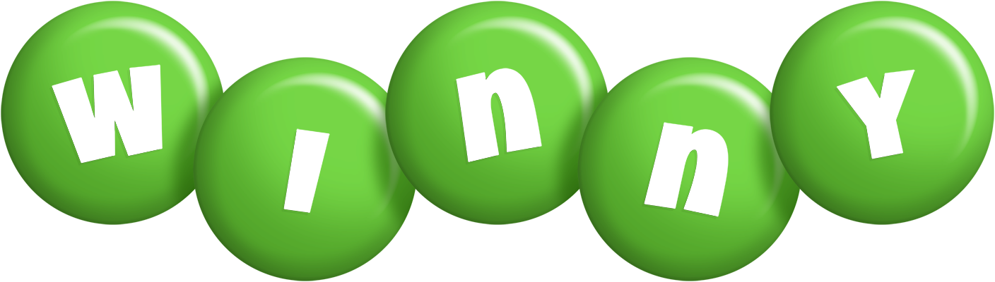 Winny candy-green logo