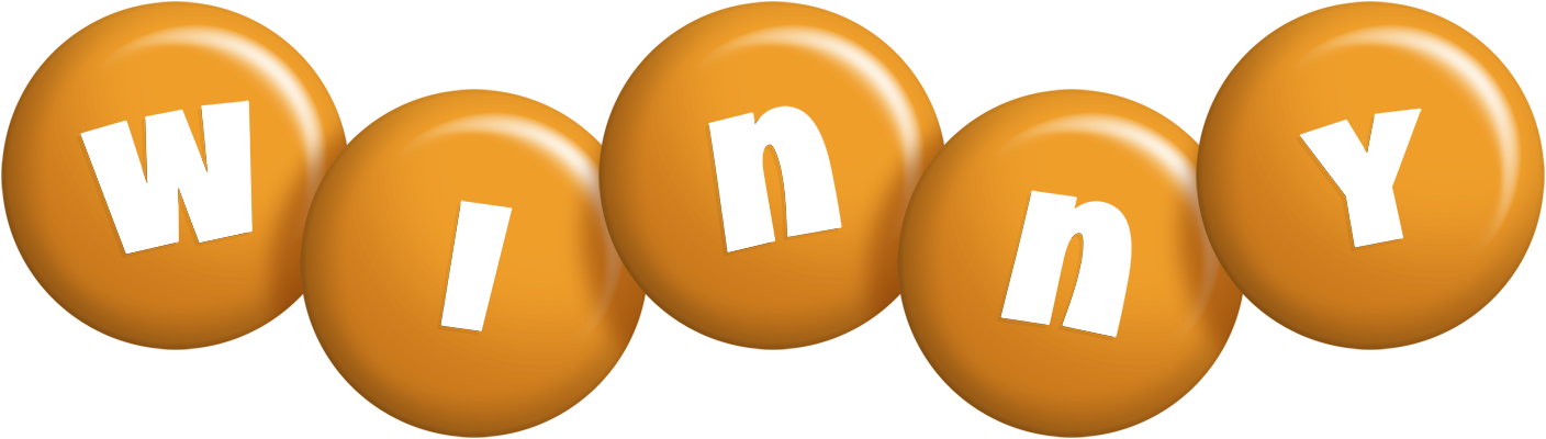 Winny candy-orange logo