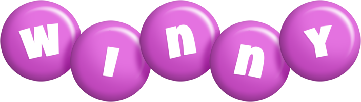 Winny candy-purple logo