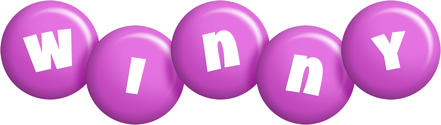 Winny candy-purple logo