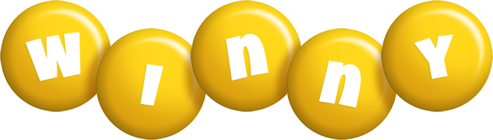 Winny candy-yellow logo
