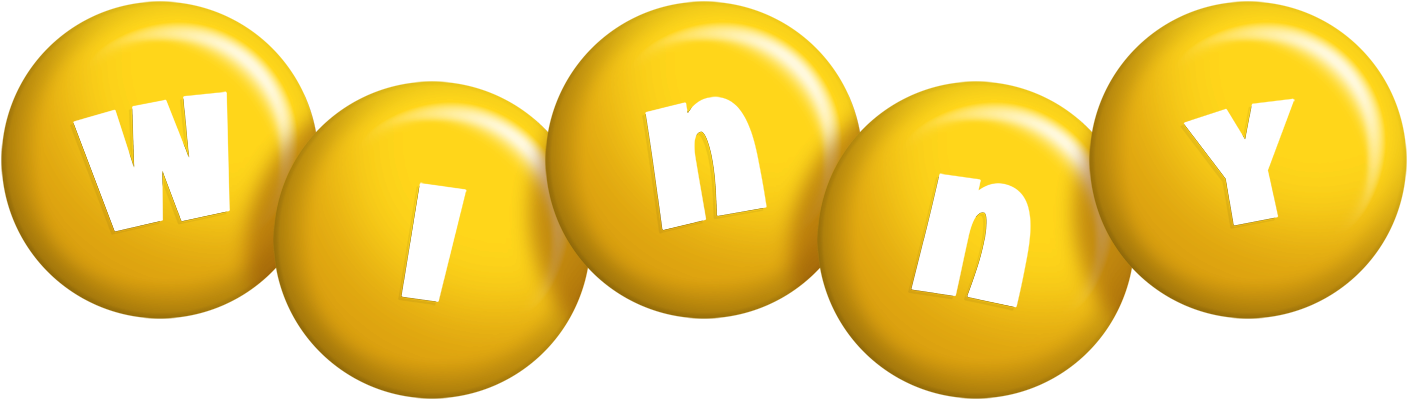Winny candy-yellow logo