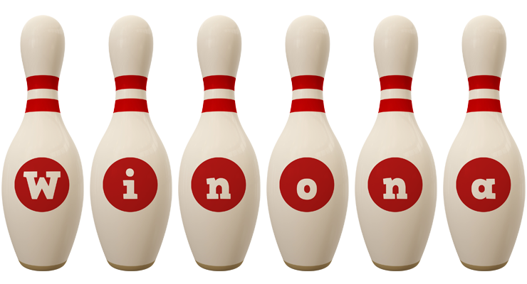Winona bowling-pin logo