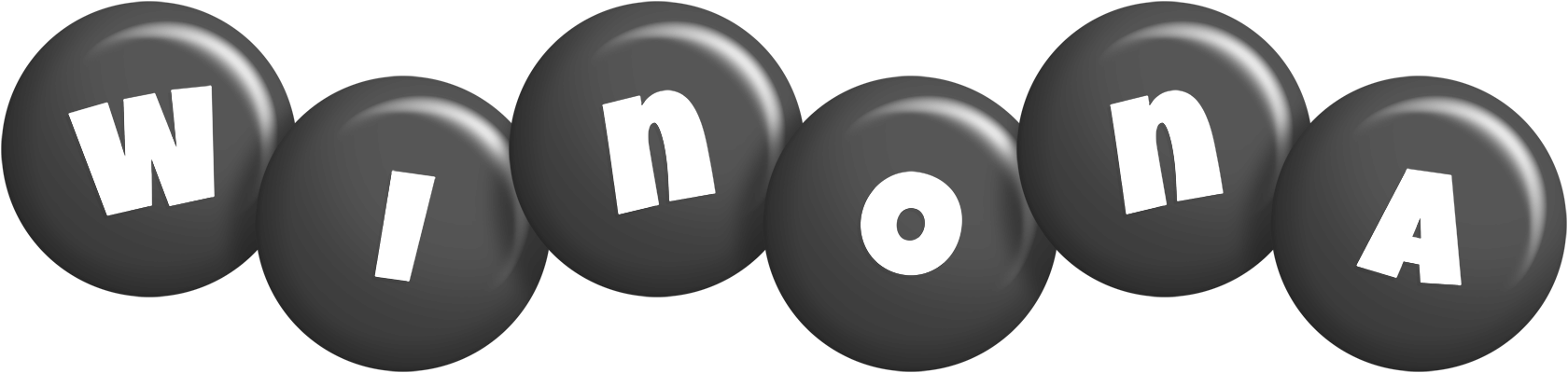 Winona candy-black logo