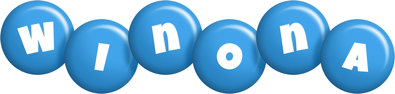 Winona candy-blue logo