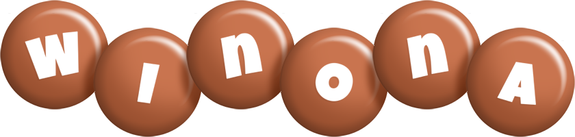 Winona candy-brown logo