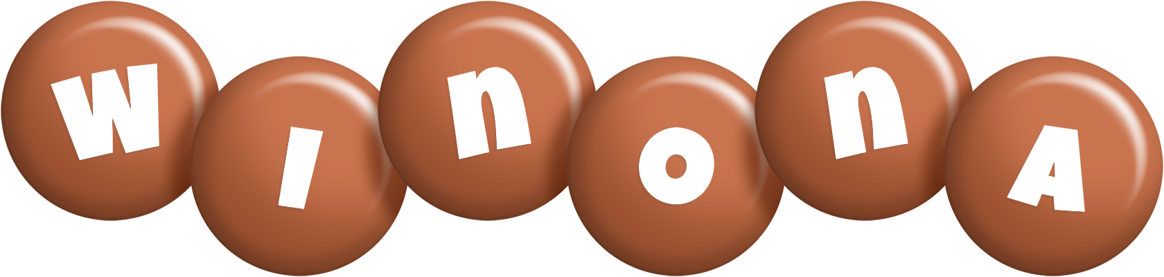 Winona candy-brown logo
