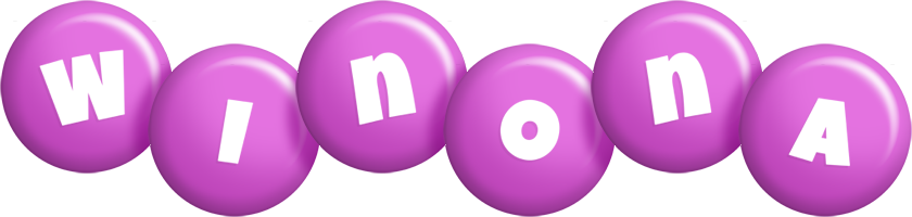 Winona candy-purple logo