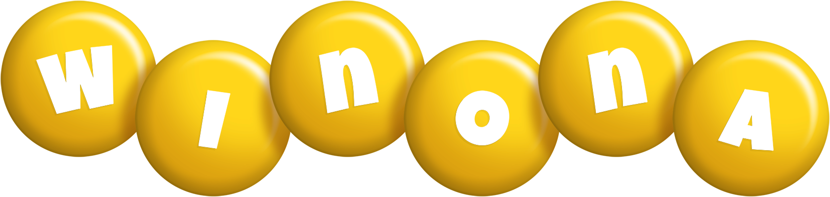 Winona candy-yellow logo