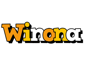 Winona cartoon logo