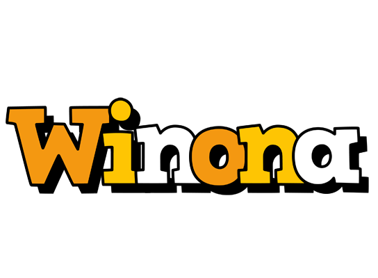 Winona cartoon logo
