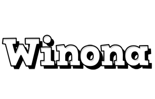 Winona snowing logo