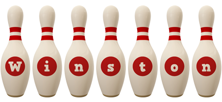 Winston bowling-pin logo