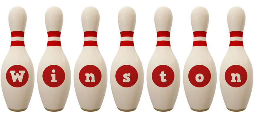 Winston bowling-pin logo
