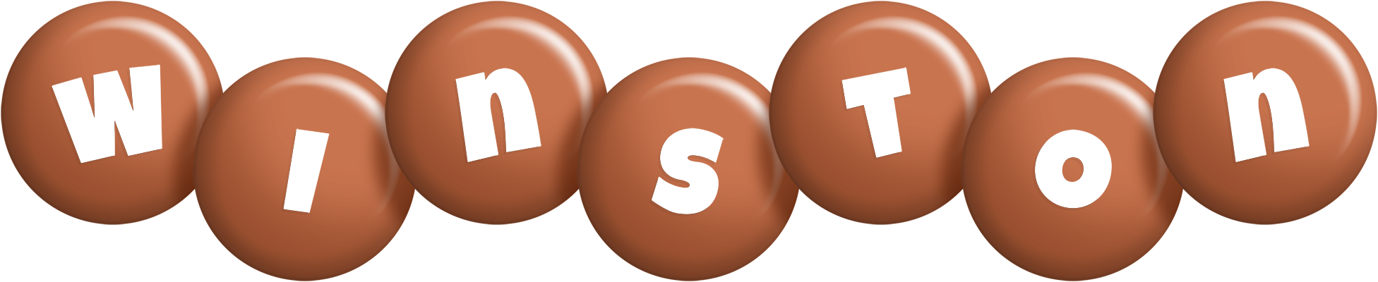 Winston candy-brown logo