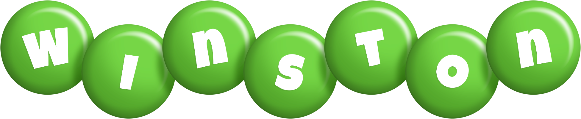 Winston candy-green logo