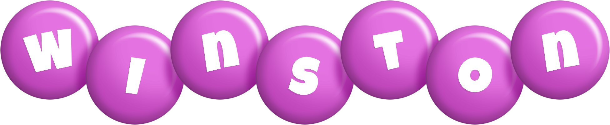 Winston candy-purple logo