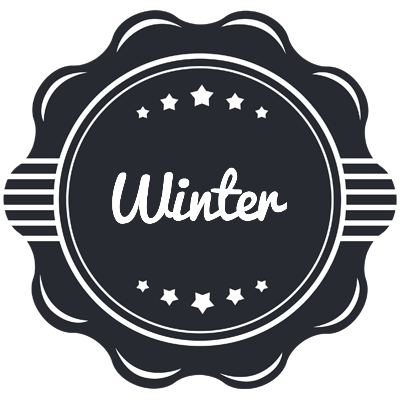 Winter badge logo