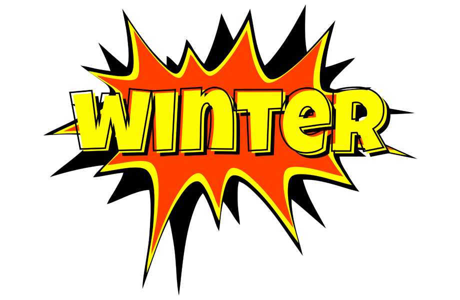 Winter bazinga logo