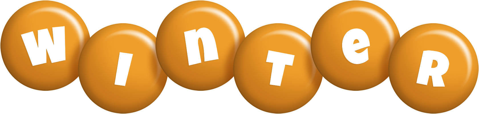 Winter candy-orange logo